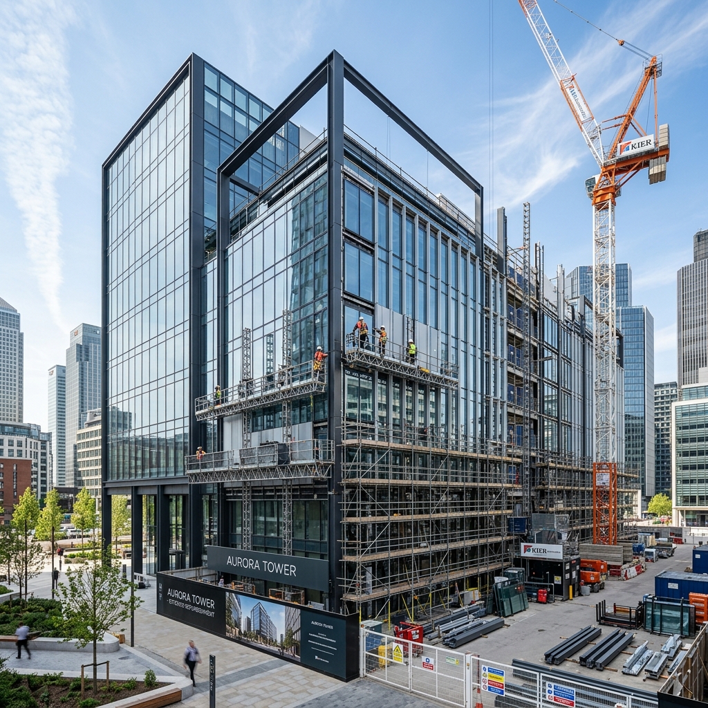 Corporate construction visual